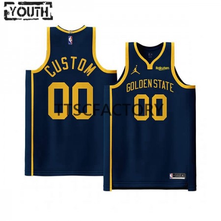 Dječji NBA Dres Golden State Warriors Personalizirani Jordan 2022-23 Statement Edition Navy Swingman